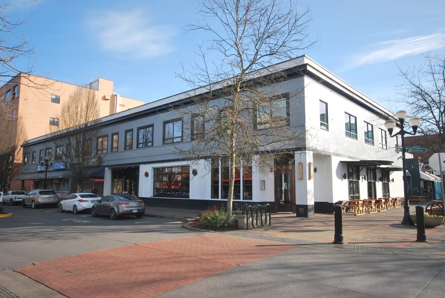 Exterior of the office building at 72 W Broadway in Eugene